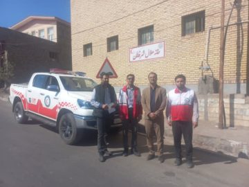 برگزاری جلسه هماهنگی افتتاح خانه هلال شهر قاهان