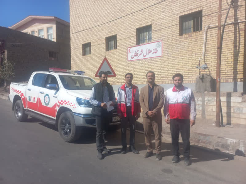 برگزاری جلسه هماهنگی افتتاح خانه هلال شهر قاهان