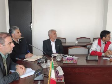 برگزاری جلسه مدیریت بحران زمستانه شهرستان جعفرآباد با حضور فرماندار و مسئولان دستگاه‌های اجرایی