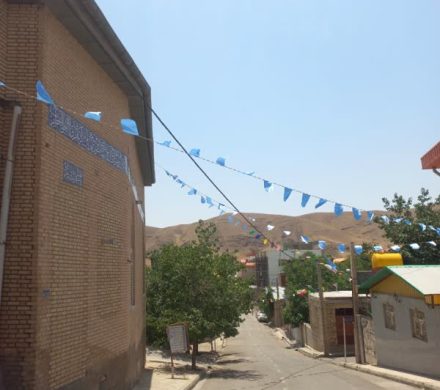 آذینبندی شهر قاهان به مناسبت عید سعید غدیر خم