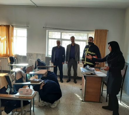 برگزاری بیست‌وهفتمین مانور زلزله و ایمنی در مدارس شهر قاهان