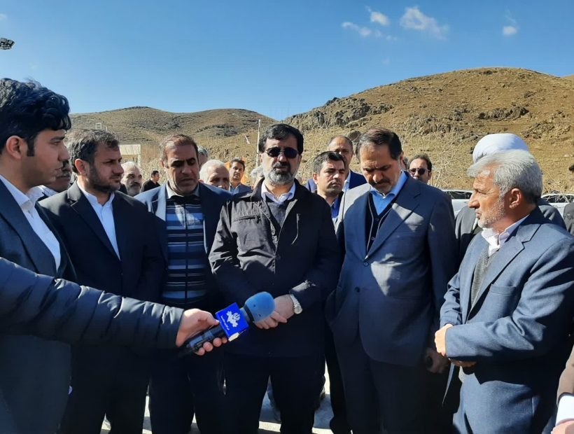 مراسم افتتاحیه پروژه‌های عمرانی و ساختمان اداری شهرداری قاهان با حضور استاندار محترم استان قم