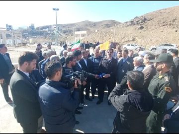 افتتاح فاز اول بوستان آهو سرا در شهر قاهان با حضور استاندار قم